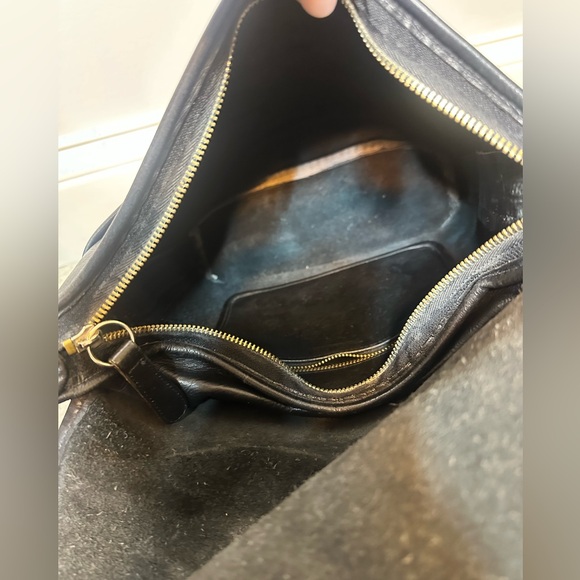 Vintage Coach Whitney 4115 black brass shoulder crossbody pre 1994 leather - Picture 14 of 16